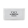 IMPRINTED White Premium Microfiber Cloth-In-Case (100 per box / Minimum order - 5 boxes) 